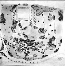 Copeland’s plan for the Billings home landscape Copeland’s plan for the Billings home landscape