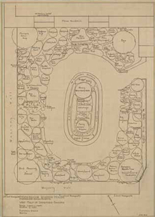 Fletcher Steele’s 1927 planting plan for west dooryard garden Fletcher Steele’s 1927 planting plan for west dooryard garden