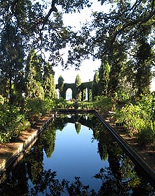View to St. Johns River, Italian Garden, Cummer Museum of Art and Gardens. Photograph by Judith B. Tankard.