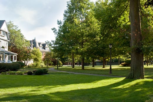 Nineteenth-century houses on Symphony Circle