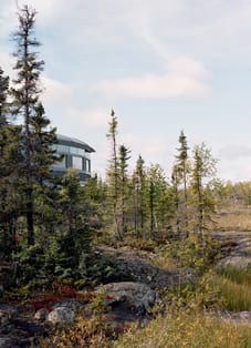 Northwest Territories Legislative Assembly Building on Frame Lake
