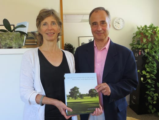 Author Francis R. Kowsky (right) with LALH executive director, Robin Karson