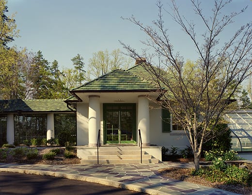 Entrance to the Babcock Wing. Photograph by Elliot Kaufman.