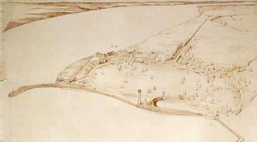 Frederick Law Olmsted, 1881 plan for Belle Isle Park, Detroit