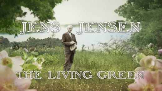 The Living Green title screen