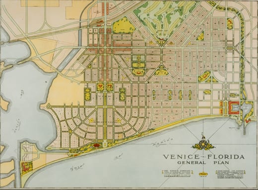 John Nolen's general plan for Venice, Florida